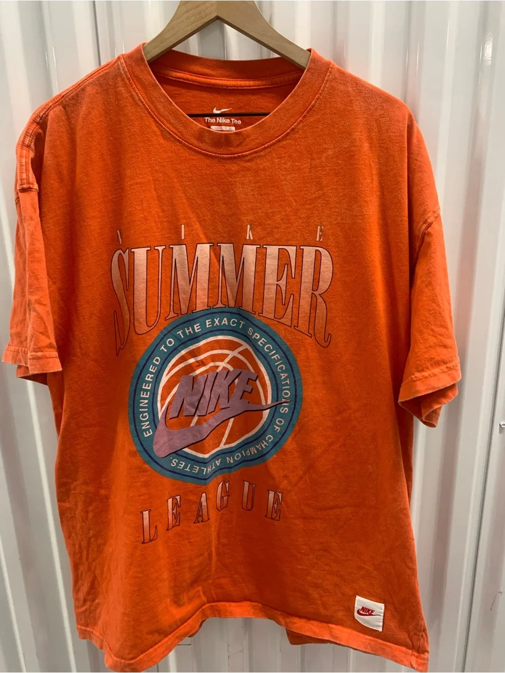 Nike Men’s Orange Graphic 'Summer League' Tee